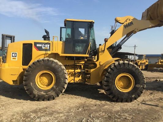 Подержанный CAT966H передний загрузчик оригинальный двигатель Машина вес 60000 150000 кг для продажи