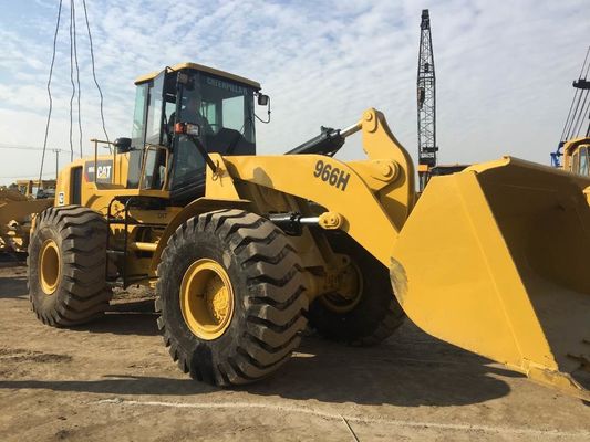 Подержанный CAT966H передний загрузчик оригинальный двигатель Машина вес 60000 150000 кг для продажи
