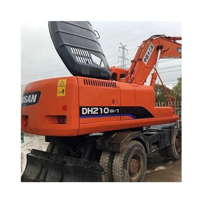 2020 Использованные экскаваторы Doosan DH210W-7 Колесные экскаваторы из Кореи Оригинальный двигатель Doosan