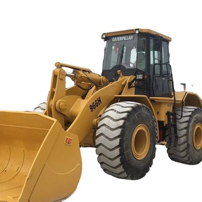 2021 год Оригинальный двигатель Caterpillar 966H Передний погрузчик Подержанное оборудование машины