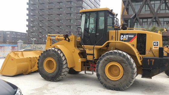 2021 год Оригинальный двигатель Caterpillar 966H Передний погрузчик Подержанное оборудование машины