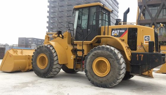 В хорошем состоянии CAT 966H Подержанный колесный погрузчик с оригинальным двигателем и переговорными часами