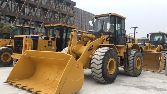В хорошем состоянии CAT 966H Подержанный колесный погрузчик с оригинальным двигателем и переговорными часами