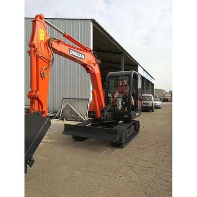 Южная Корея Использованный Doosan DH60-7 60 60DX Маленький мини экскаватор с оригинальным гидравлическим насосом