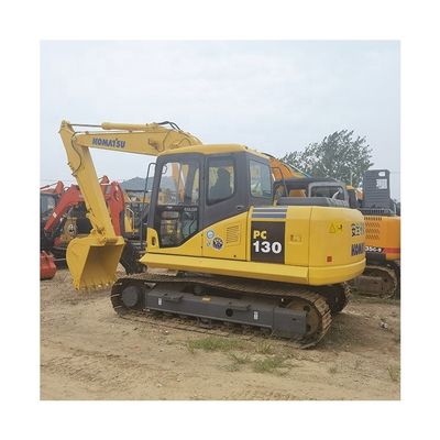 Оригинальный двигатель 13TON Использованный мини экскаватор Komatsu PC130-7 PC120 PC130 с гидравлическим пальцем