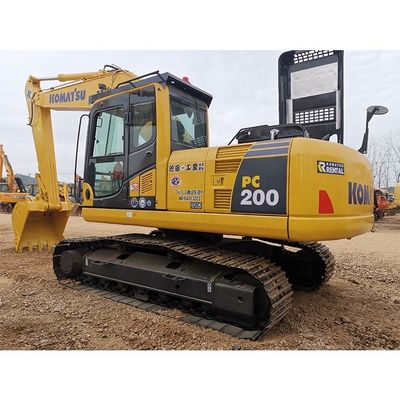 20 тонн Использованный экскаватор Komatsu Pc200-эксплуатационный экскаватор 2001-4000 часов