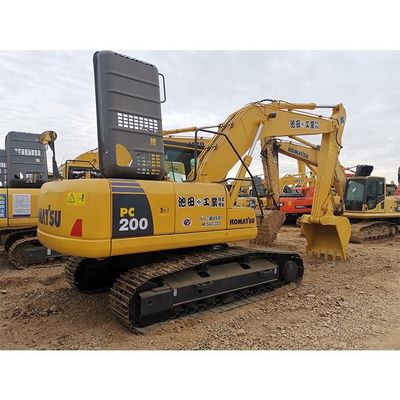 20 тонн Использованный экскаватор Komatsu Pc200-эксплуатационный экскаватор 2001-4000 часов