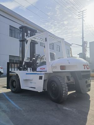 Мощный 7-тонный вилочный погрузчик TCM FD70 Япония оригинальный дизельный двигатель в отличном состоянии