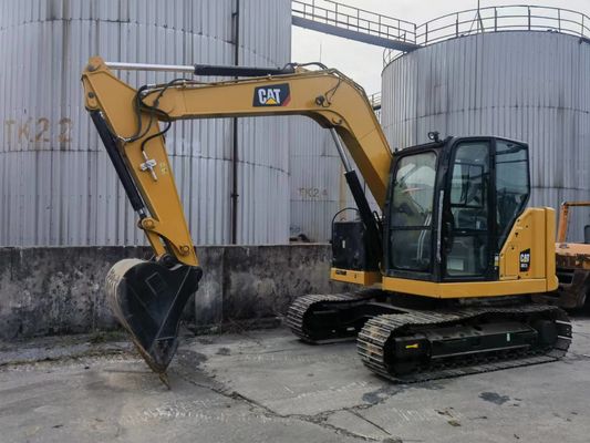 Использованный экскаватор CAT 307.5 с оригинальным гидравлическим клапаном и резиновыми треками из Японии