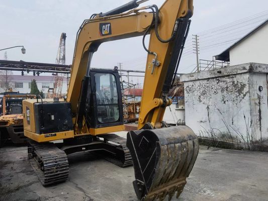 Использованный экскаватор CAT 307.5 с оригинальным гидравлическим клапаном и резиновыми треками из Японии