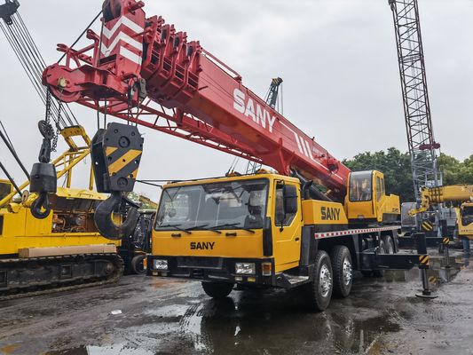 Оригинальный 50-тонный Sany QY50 Подержанный грузовик-кран 57м Мобильная строительная техника