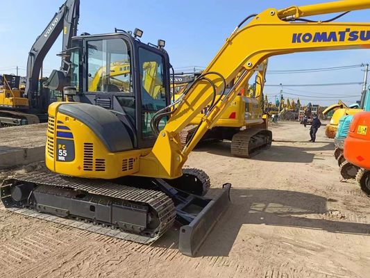 Оригинальный гидравлический клапан Использованный экскаватор Komatsu PC220 с низким потреблением энергии
