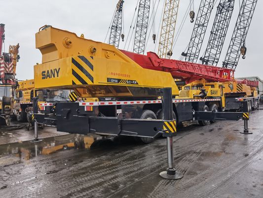 Оригинальный 50-тонный Sany QY50 Подержанный грузовик-кран 57м Мобильная строительная техника