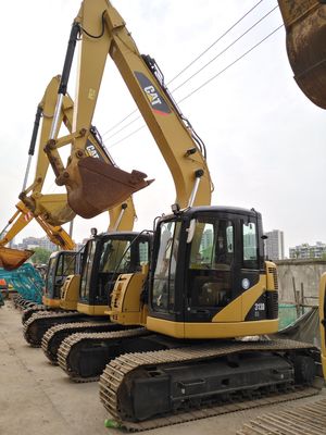 13TON Вторую руку Caterpillar 313D Digger Использованный экскаватор Cat 312D 313D Crawler в Шанхае