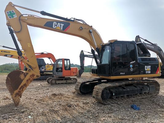 2001-4000 Рабочее время CAT 315D Средний большой экскаватор 15 тонн Используемый экскаватор с ползучей ручкой