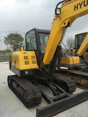 Hyundai 60-7 Crawler Excavator Использованная строительная техника с низким рабочим временем