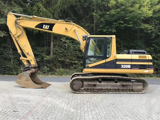 Подержанные подержанные CAT 320 320B Crawler Caterpillar Excavator 1M3 Bucket Capacity Диагностические инструменты