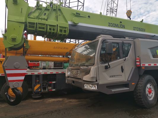ZTC1500V QY150V 150 тонн Zoomlion Использованный мобильный грузовик крана с 2001-4000 рабочих часов