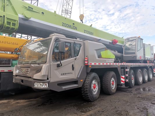 ZTC1500V QY150V 150 тонн Zoomlion Использованный мобильный грузовик крана с 2001-4000 рабочих часов