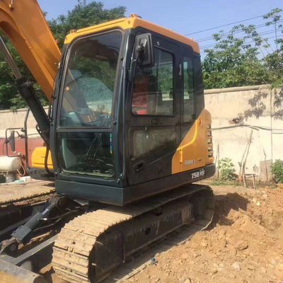 4м3 вместимость ведра Бутик HYUNDAI 75 Экскаватор ползучий Использованные строительные машины