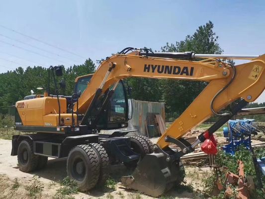 Hyundai 150W R150 R150-9 Экскаваторы оригинальные 15TON с оригинальным гидравлическим цилиндром