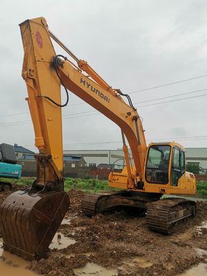 22000 кг Подержанный Hyundai 220 220-5 Гидравлический экскаватор 22 тонны рабочая масса