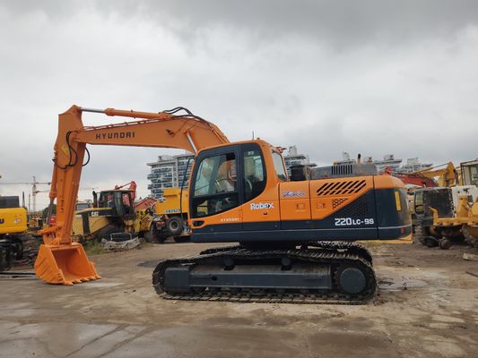 Подержанный экскаватор Hyundai 220-9s с рабочими часами от 0 до 2000 в Onghua в Южной Корее