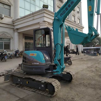 Максимальная подъемная высота 44 м 2021 Использованная Япония 5,5 тонны KOBELCO SK55 SK55SR-3 мини экскаватор