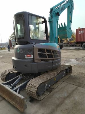 Максимальная подъемная высота 44 м 2021 Использованная Япония 5,5 тонны KOBELCO SK55 SK55SR-3 мини экскаватор