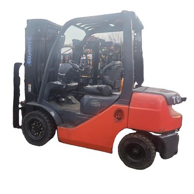 Подержанный японский Toyota FD25 дизельный вилочный погрузчик с обычной длиной вилки и по доступной цене