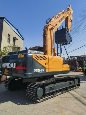 20 тонн рабочего веса Подержанный оригинальный экскаватор Hyundai 220LC-9S для быстрой доставки