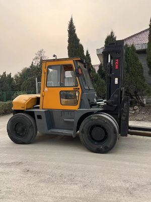 Использованный дизельный вилочный погрузчик TCM FD80 с CE 4,5 м. Высота подъема 6 м/с Скорость Отличное состояние