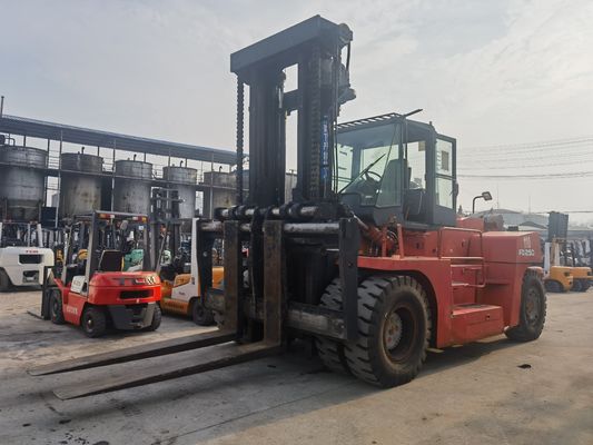 25 тонн ТКМ вилочная погрузка FD250 Использованная вилочная погрузка Longhua с обычными габаритами