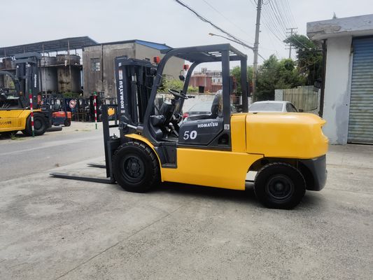 1200 мм ширина вилки ручной источник питания использованный Komatsu FD50 5 тонн вилочный погрузчик в хорошем состоянии