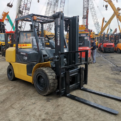 Ручной источник питания Использованный вилочный погрузчик Komatsu 5t FD50-7 2t 3t 4t 5t 6t 7t 8t TCM Toyota