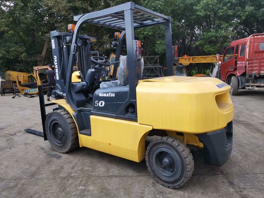 Ручной источник питания Использованный вилочный погрузчик Komatsu 5t FD50-7 2t 3t 4t 5t 6t 7t 8t TCM Toyota