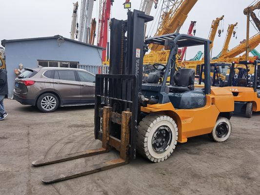 Подержанная Toyota 4 тонны 4,5 тонны 5 тонны радиатор погрузчик дизельный погрузчик FD40 FD45 FD50
