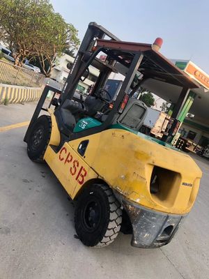 Подержанный дизельный вилочный погрузчик Komatsu Fd30 весом 3 тонны с опциональным двигателем и шириной вилки 1200 мм