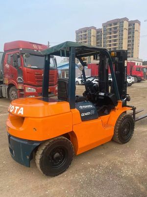 Оригинальный двигатель TOYOTA Использованный вилочный погрузчик Toyota 7FD50 3TON 4TON 5TON для бесперебойной работы