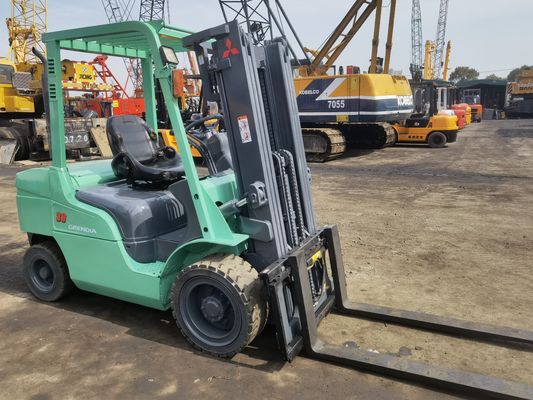 Подержанный вилочный погрузчик Mitsubishi 3 тонны FD50 FD70 FD250 FD300 с дизельной вилкой шириной 180 мм