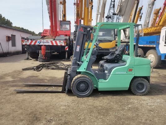 Подержанный вилочный погрузчик Mitsubishi 3 тонны FD50 FD70 FD250 FD300 с дизельной вилкой шириной 180 мм