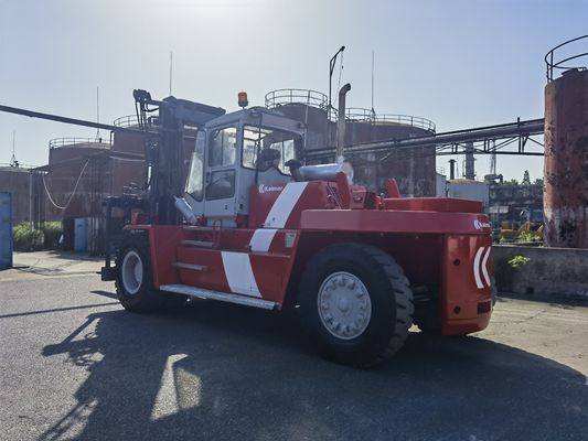 Длина вилки Рутинный использованный Kalmar 25 тонн контейнер Reach Stacker с вилкой позиционировщик
