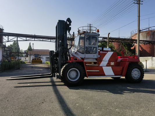 Длина вилки Рутинный использованный Kalmar 25 тонн контейнер Reach Stacker с вилкой позиционировщик