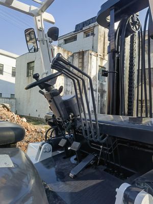 Подержанный японский дизельный вилочный погрузчик TCM FD100 10 тонн контейнерный складский погрузчик для подъема поддонов