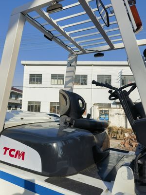 Подержанный японский дизельный вилочный погрузчик TCM FD100 10 тонн контейнерный складский погрузчик для подъема поддонов