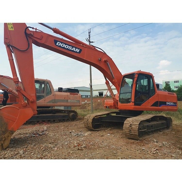 Daewoo 220lc-7 300 420 Использованный экскаватор Doosan 220 из Южной Кореи с 4m3 ведро