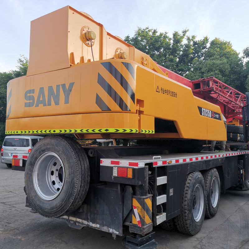 Доступный SANY 75 тонны STC750 Использованный гидравлический мобильный грузовик крана с оригинальным двигателем