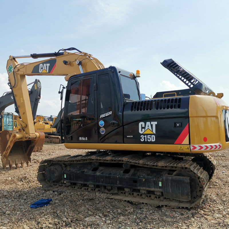 2001-4000 Рабочее время CAT 315D Средний большой экскаватор 15 тонн Используемый экскаватор с ползучей ручкой