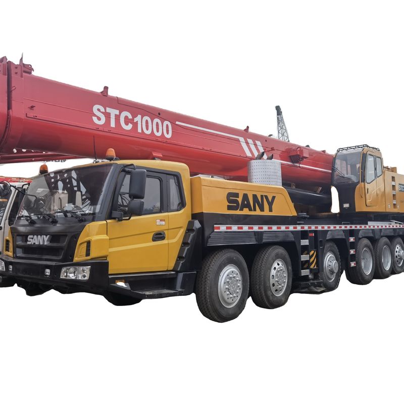 100-тонный грузовой кран SANY STC1000 мощностью 220 тонн и оригинальным гидравлическим клапаном