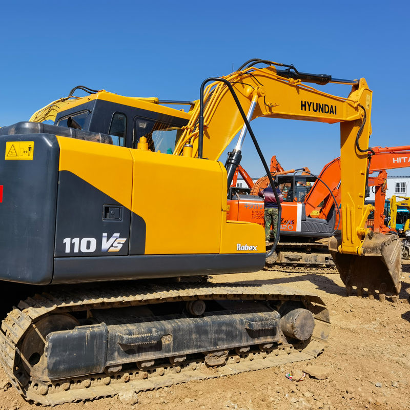 Оригинальный экскаватор Hyundai 110 11тонный экскаватор Crawler в Шанхае